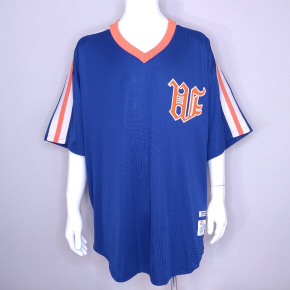 WU WEAR Vintage Baseball Jersey 3XL New York Mets XXXL Rza Raekwon WU TANG CLAN - Picture 1 of 16